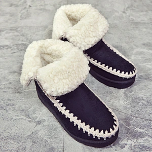Ladies Winter Fur Snow Boots Women Outdoor Winter Warm Boots