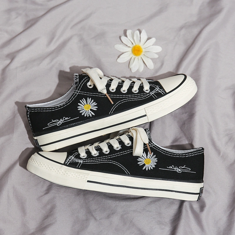 Ladies Casual Canvas Shoes Women Vulcanized Sneakers