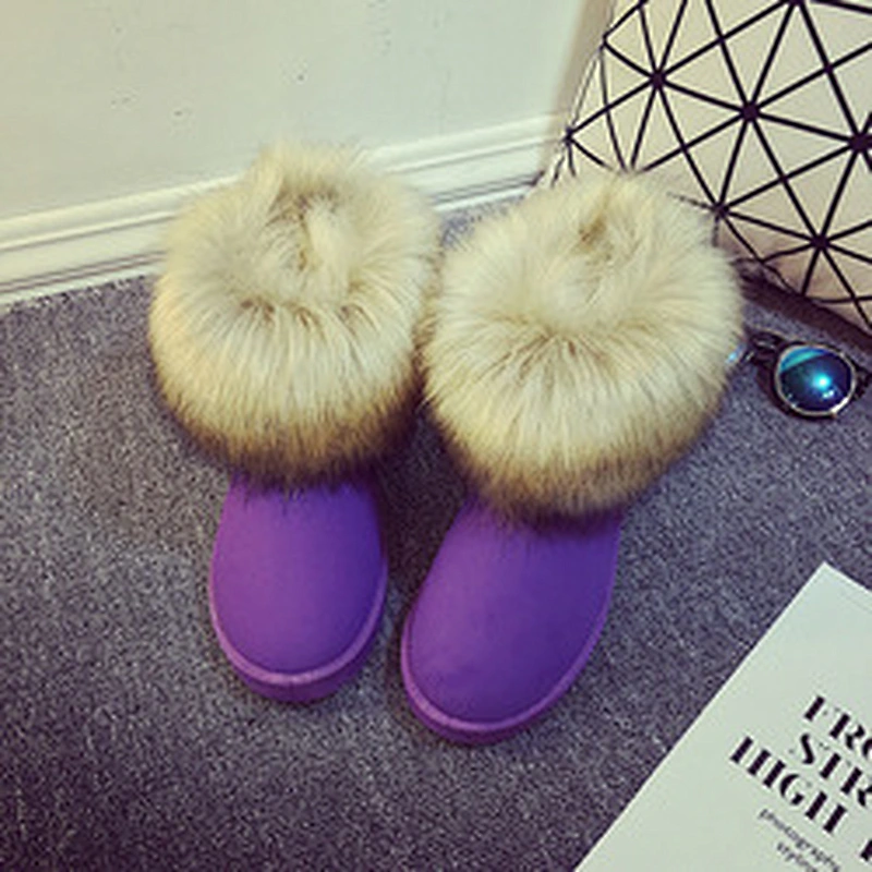 Winter Women Short Ankle Boot Ladies Warm Snow Boots
