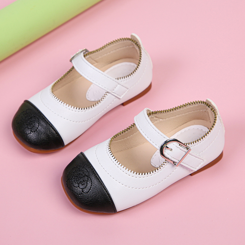 Buckle Strap Kids School Mary Jane Flats Children Casual Dress Shoes