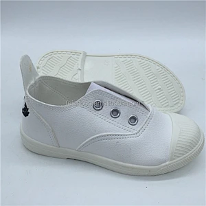 Factory OEM Cheap Boys Girls Kids Canvas Shoes White Children Casual canvas shoes