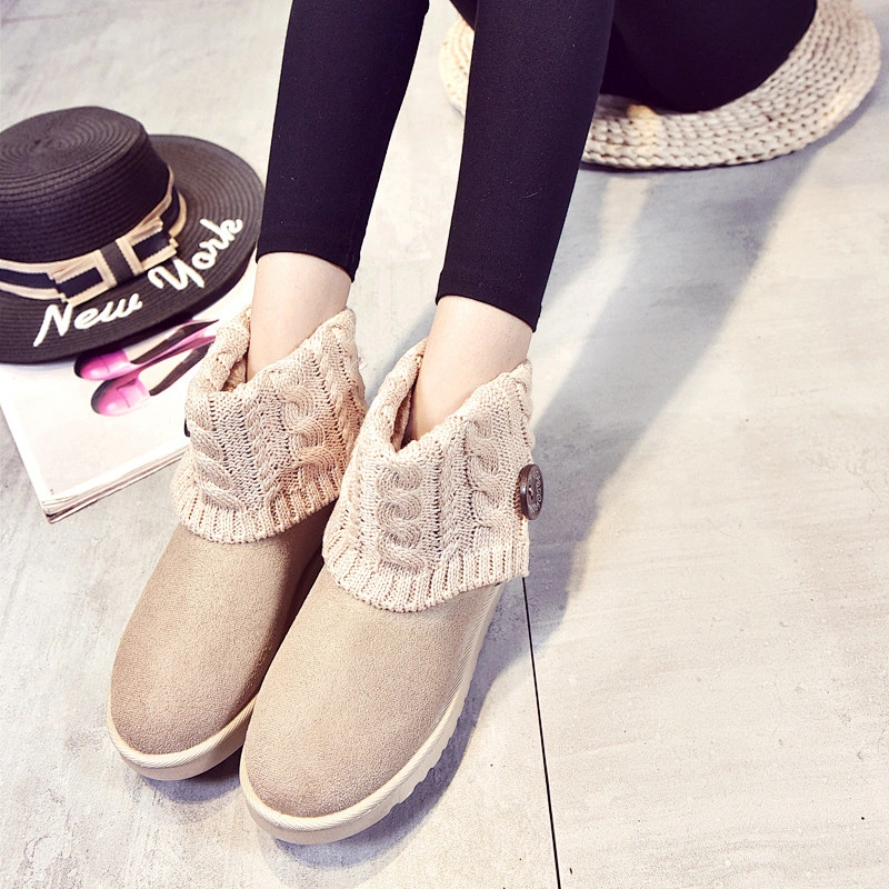 Women Winter Snow Boots Ladies Slip On Warm Ankle Boots