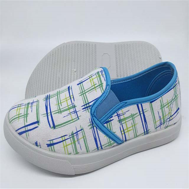 Factory customize Women injection flat casual canvas shoes
