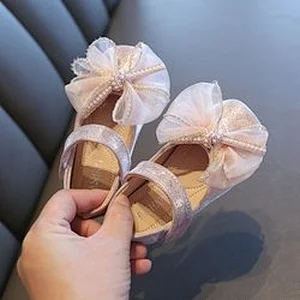 Children Party School Wedding Princess Dress Shoes Kids Mary Jane Flats