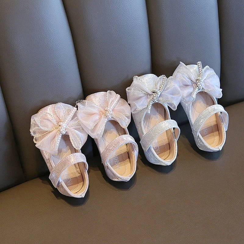 Children Party School Wedding Princess Dress Shoes Kids Mary Jane Flats