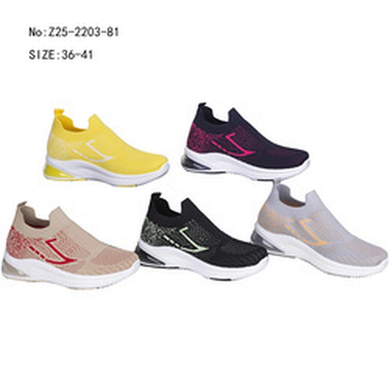 Custom Fashion Lady Slip on Walking Sneakers Women Sport Casual Shoes