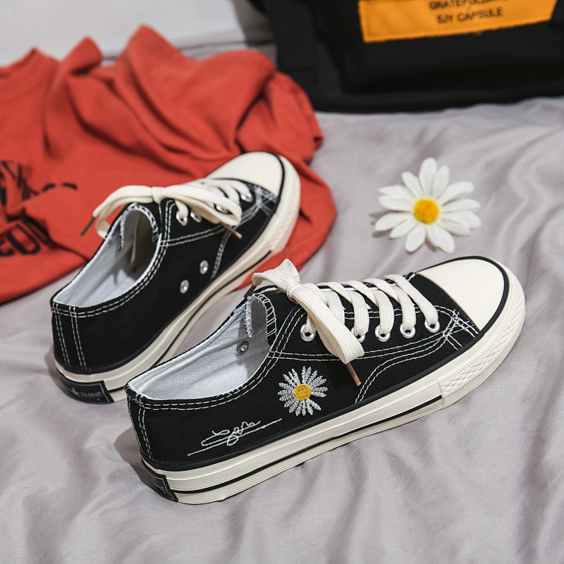 Ladies Casual Canvas Shoes Women Vulcanized Sneakers