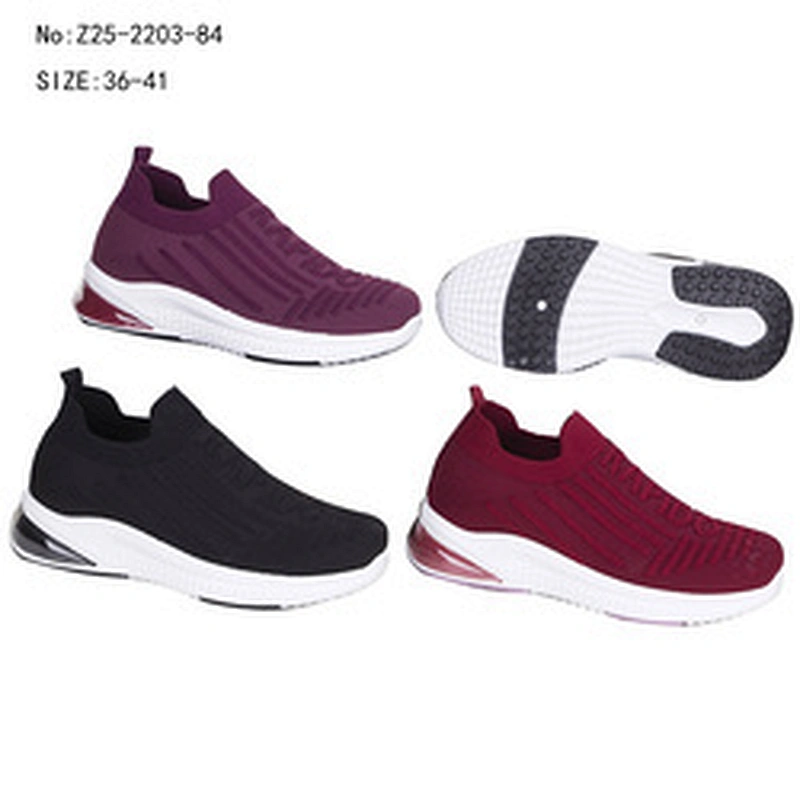 Custom Fashion Lady Slip on Walking Sneakers Women Sport Casual Shoes