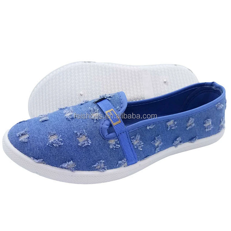 fashion  ladies casual canvas shoes leisure shoes for OEM LADY SHOES