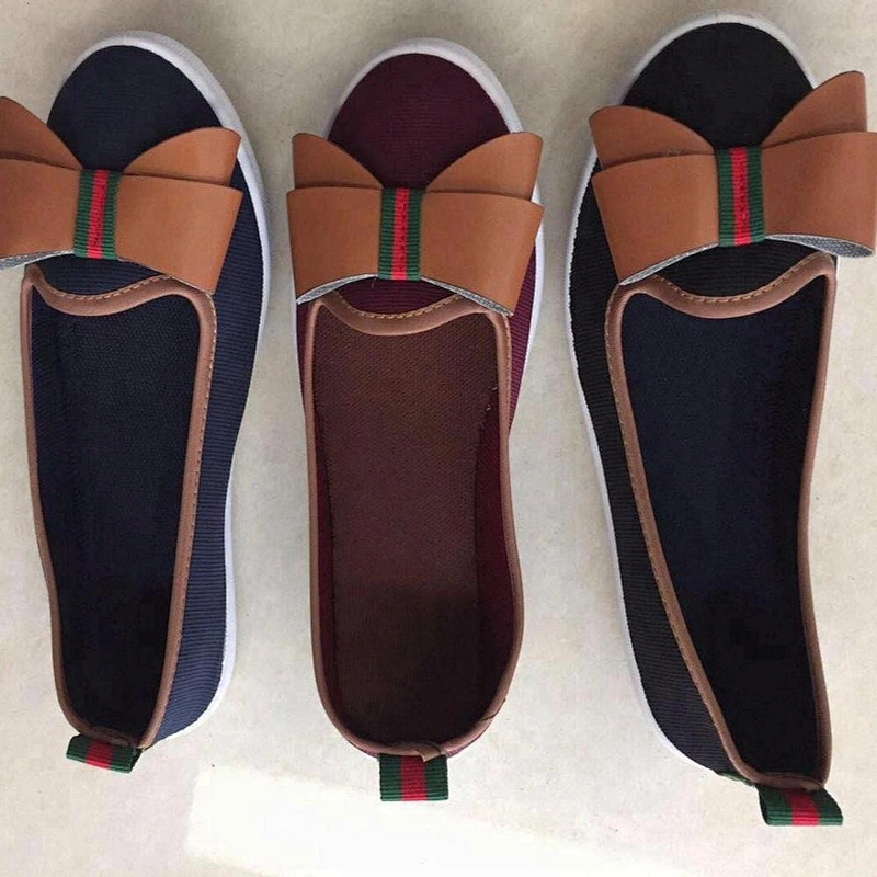Women flat shoe  lady casual walking shoes Plain office shoes