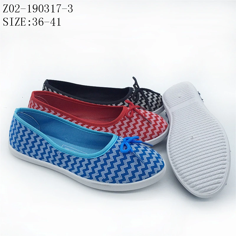 Factory OEM Factory customize Fashionable Style Casual injection flat Shoes canvas shoes For women