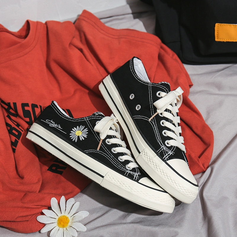 Ladies Casual Canvas Shoes Women Vulcanized Sneakers