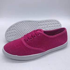 Newest Style Women Flat Injection Shoes Casual Canvas Shoes