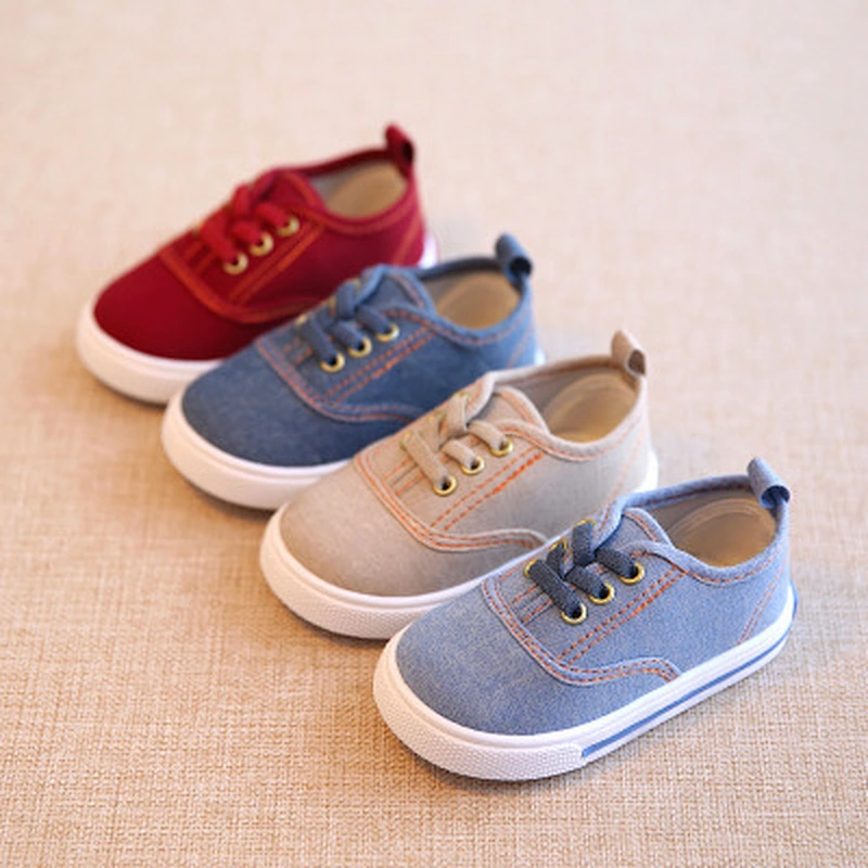 Baby casual canvas shoes children walking style shoes Customize canvas shoes