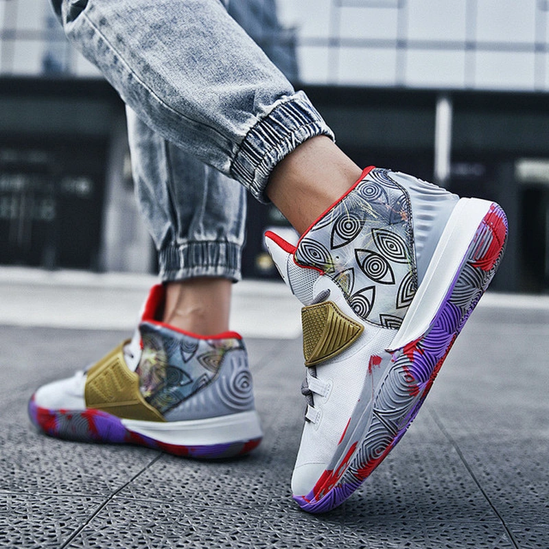 High Top Outdoor Sneakers Men Basketball Sport Shoes