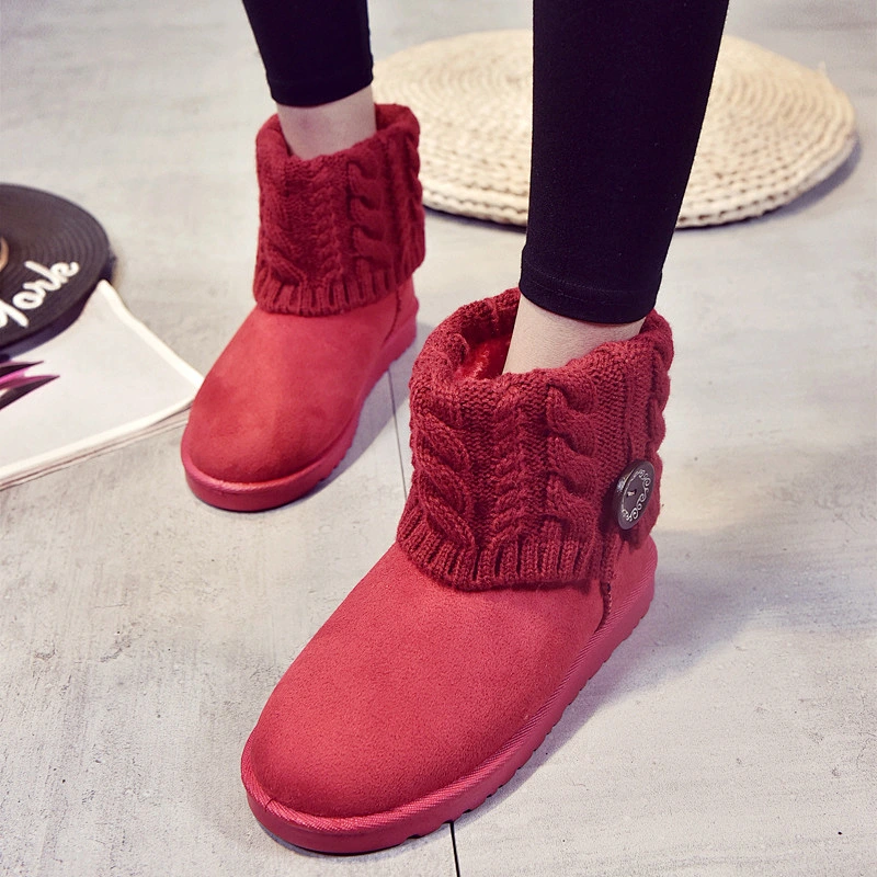 Women Winter Snow Boots Ladies Slip On Warm Ankle Boots