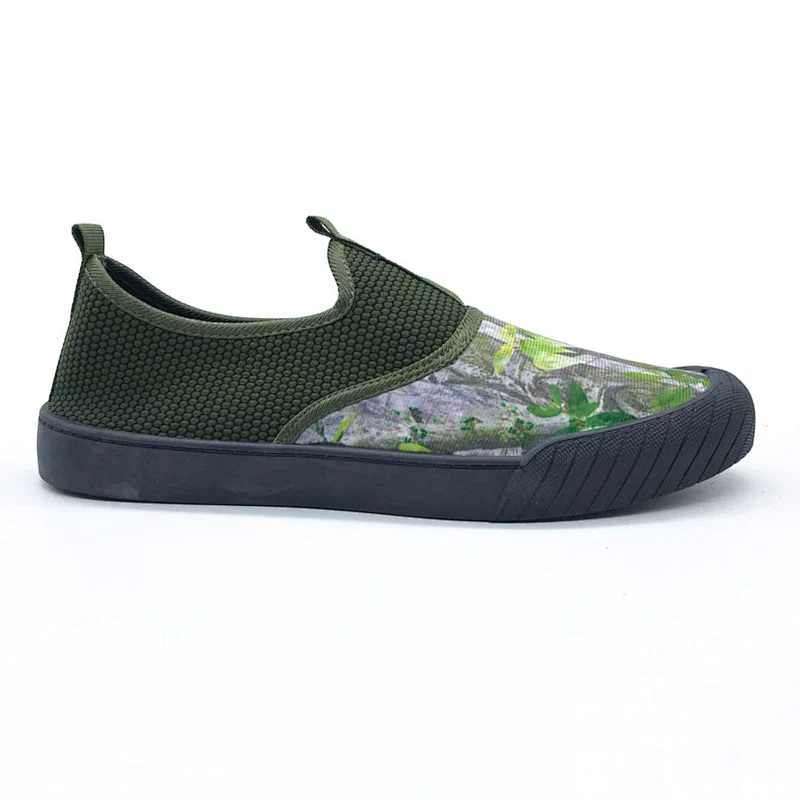 New Fashion Style Men Footwear Injection Canvas Casual Shoes with Customized