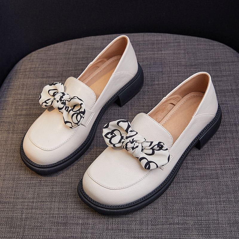 Women Slip on Bow Oxfords Loafer Shoes Flats