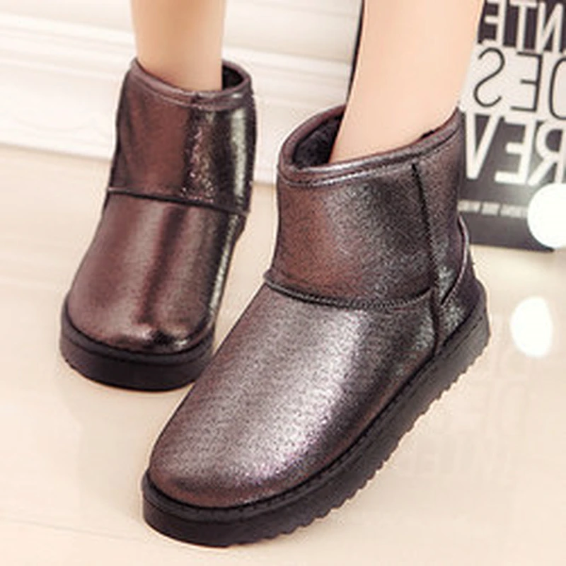 Women Winter Snow Boots Ladies Warm Fur Short Ankle Booties