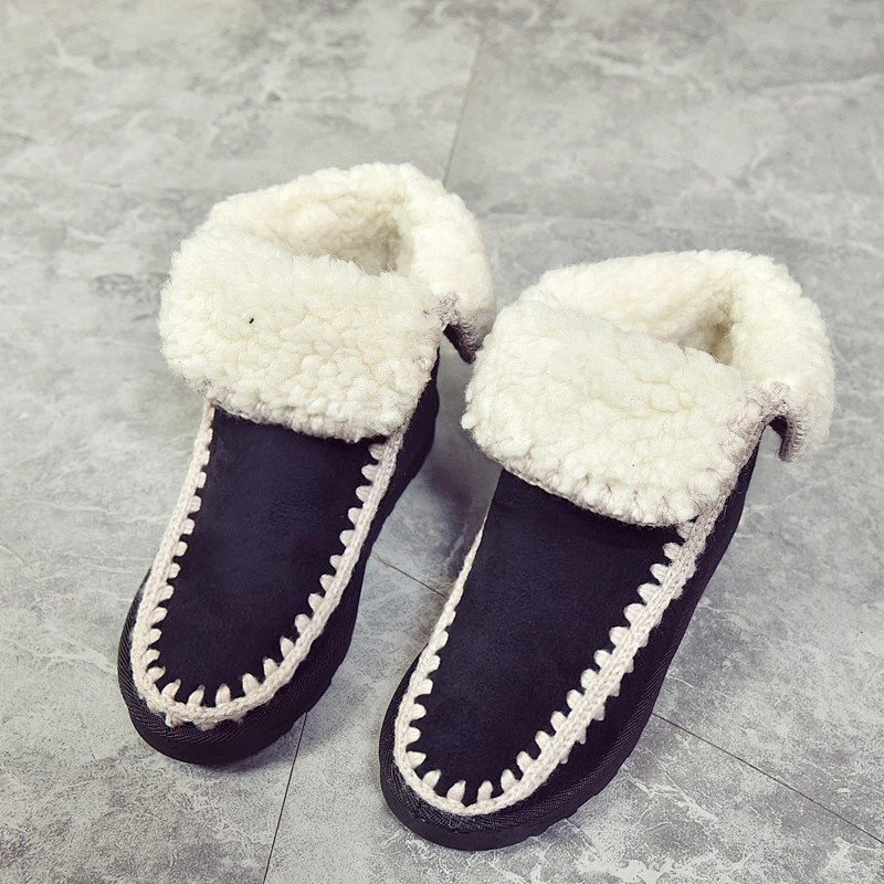Ladies Winter Fur Snow Boots Women Outdoor Winter Warm Boots
