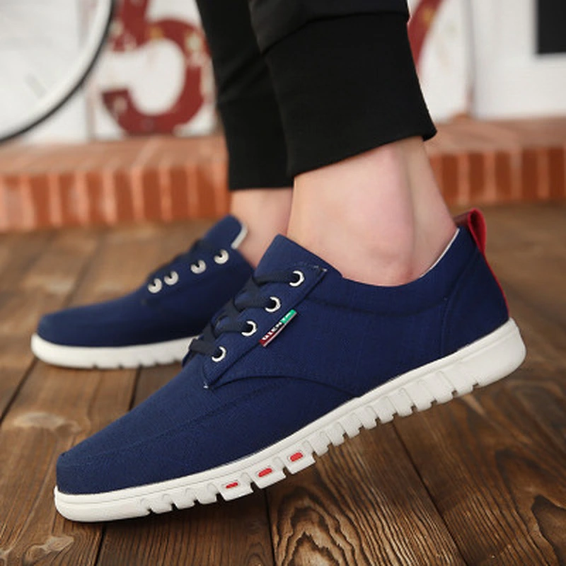 Factory customize Men's students' low-top sports casual canvas shoes