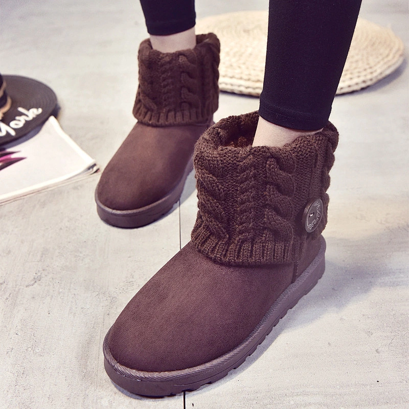 Women Winter Snow Boots Ladies Slip On Warm Ankle Boots