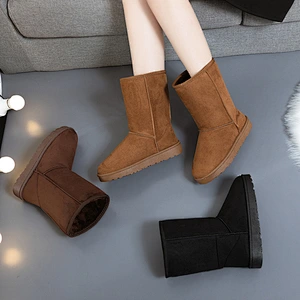 Women Outdoor Snow Boots Ladies Warm Fur Boot Winter Shoes