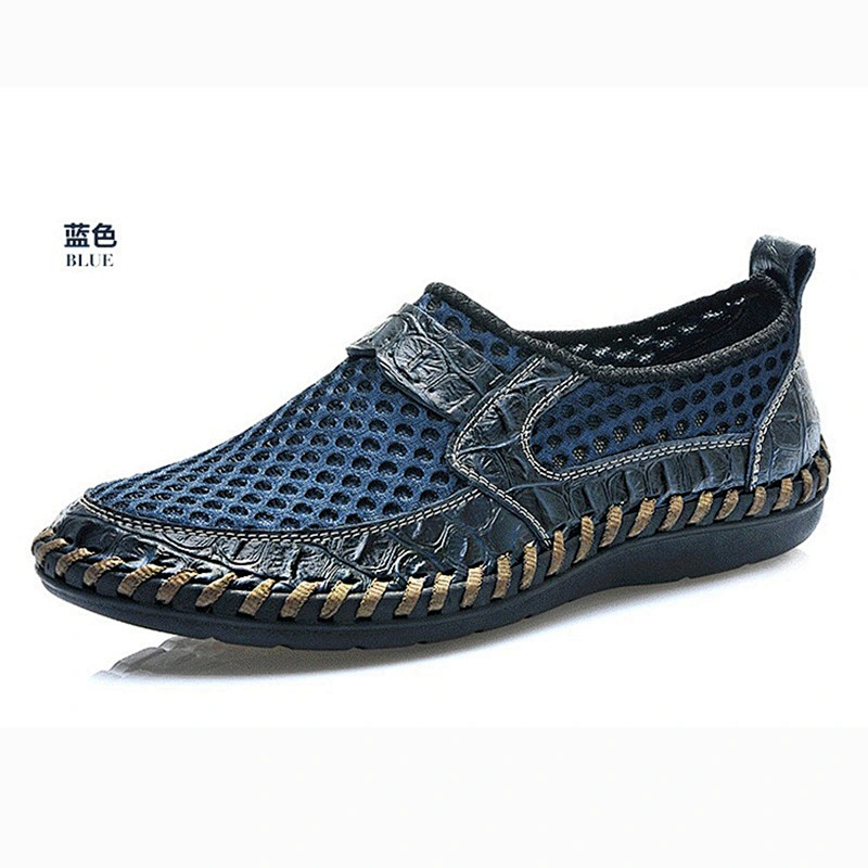 Plus Size Summer Men Slip on Mesh Casual Walking Shoes