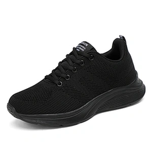 New Arrival Lace-up Women's sport Casual Shoes ladies fly knitted Running walking sneaker Shoes