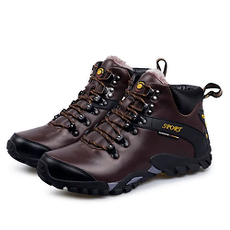 Winter Outdoor Casual Warm Shoes Men Ankle Snow Boots