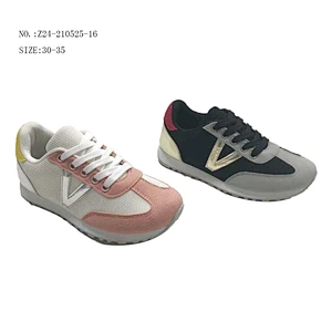 2021 new design fashion running sneakers breathable Children's sport shoes