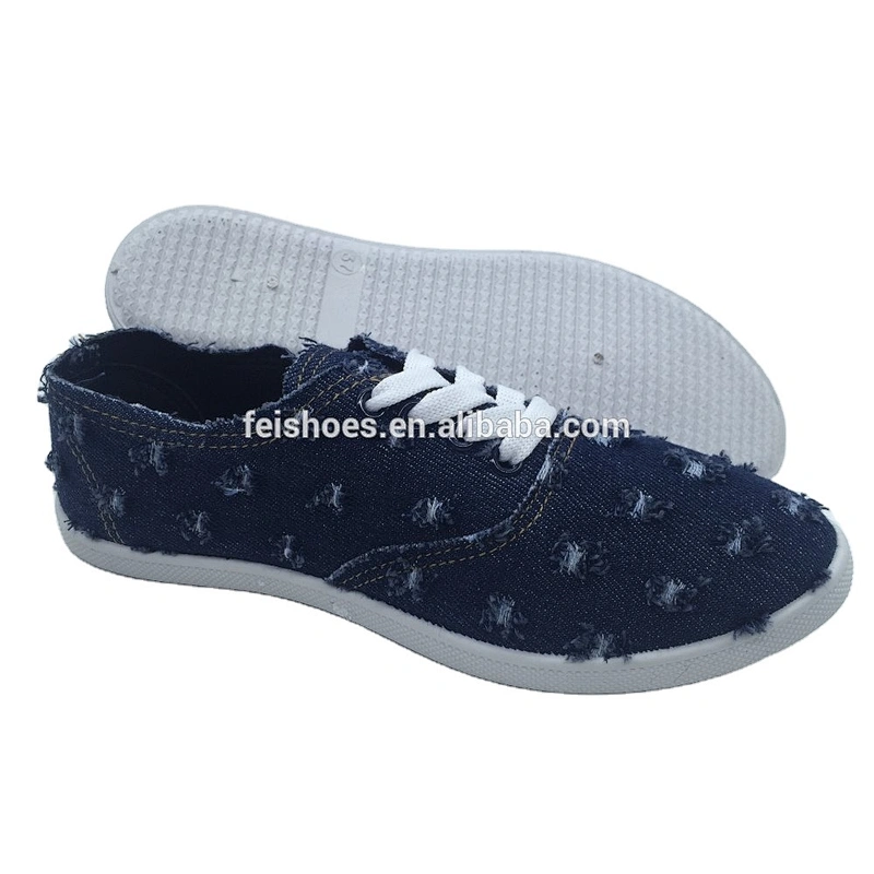 Customize Classic Leisure Style Women Canvas Shoes Injection Shoes