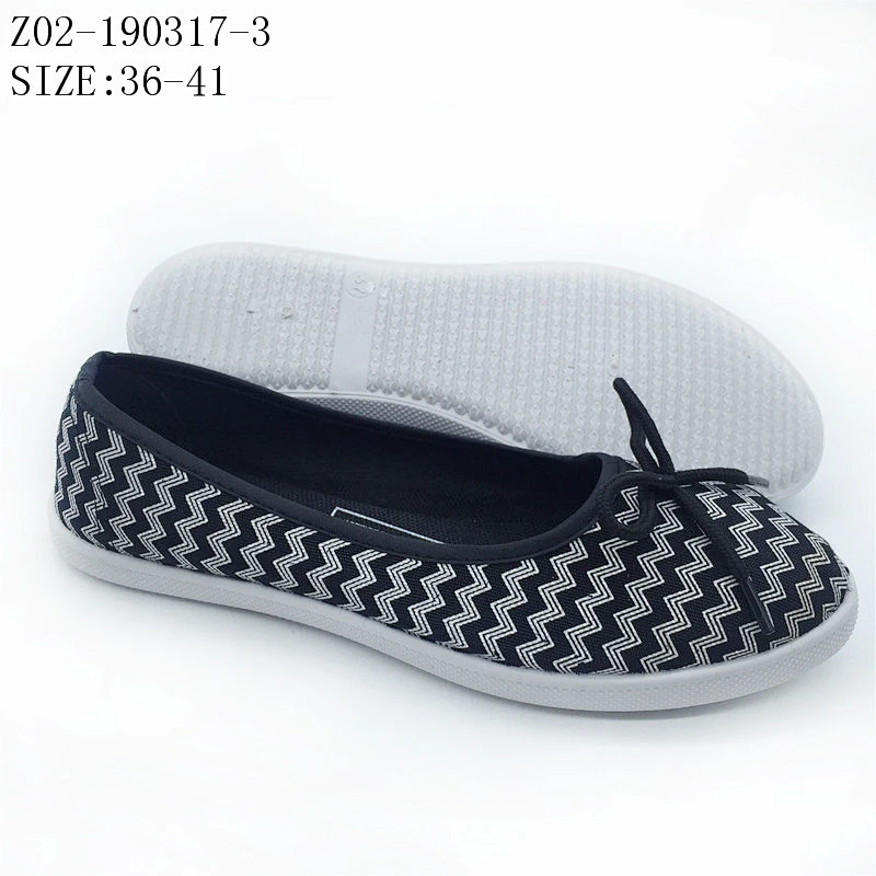 Factory OEM Factory customize Fashionable Style Casual injection flat Shoes canvas shoes For women