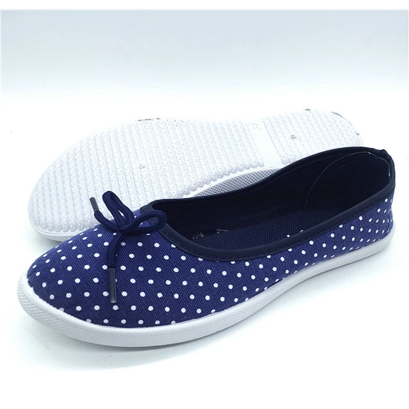 graceful lady canvas shoes made in China