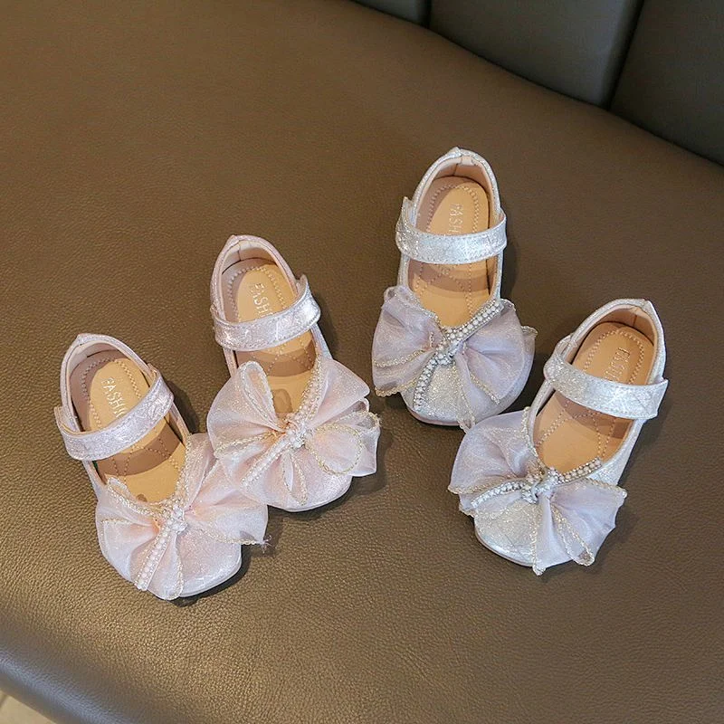Children Party School Wedding Princess Dress Shoes Kids Mary Jane Flats