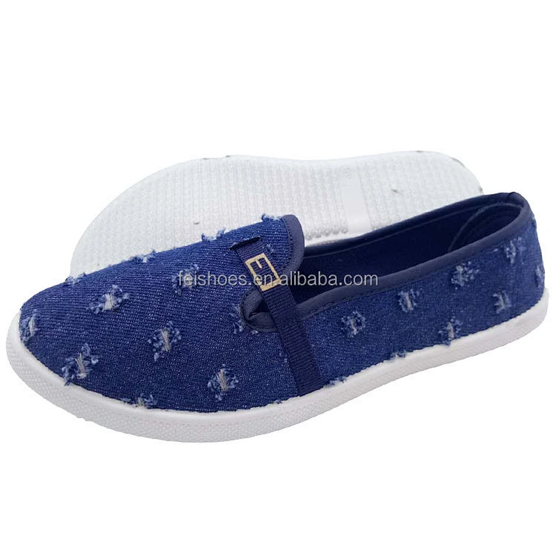 fashion  ladies casual canvas shoes leisure shoes for OEM LADY SHOES