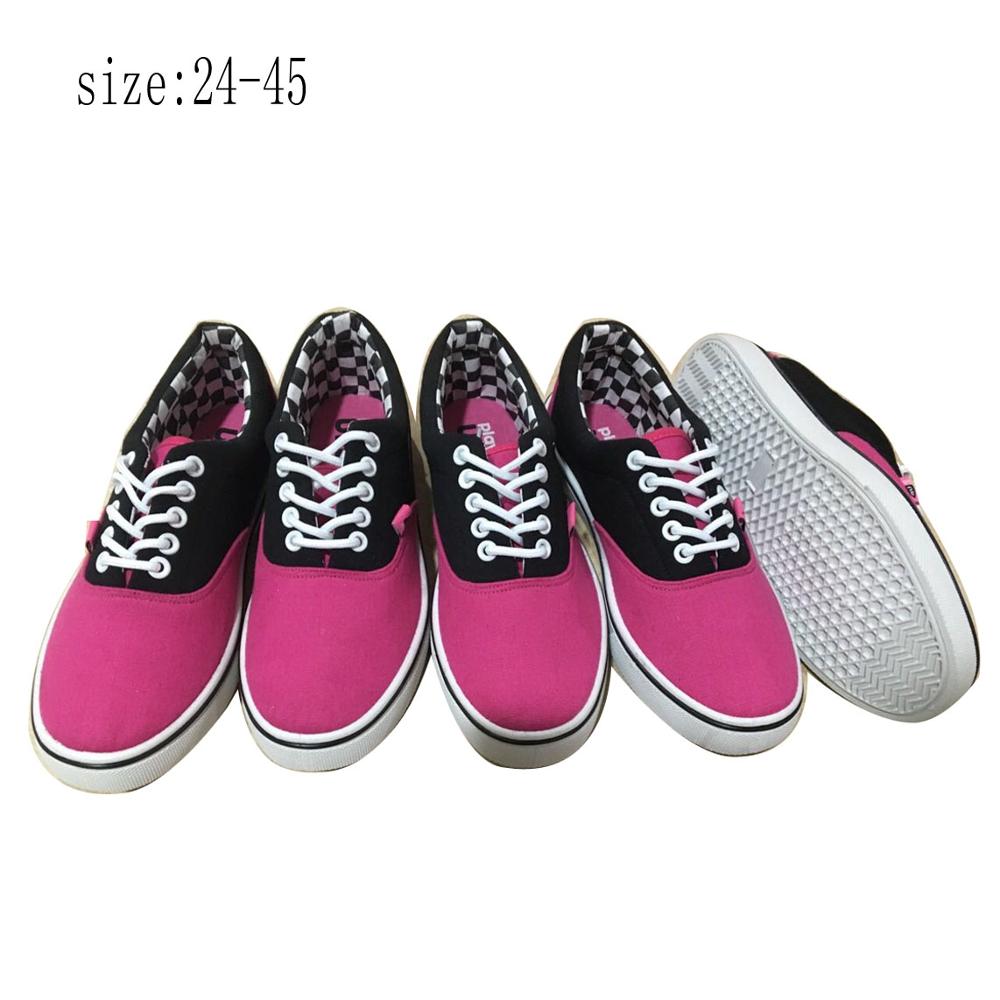 Factory customize High Quality Injection women flat Casual Canvas Shoes with good price