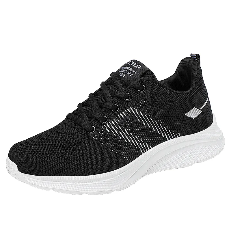 New Arrival Lace-up Women's sport Casual Shoes ladies fly knitted Running walking sneaker Shoes