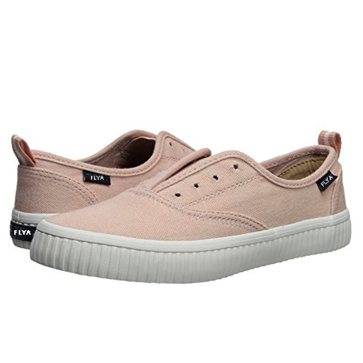 High quality OEM canvas casual vulcanized flat shoes for women