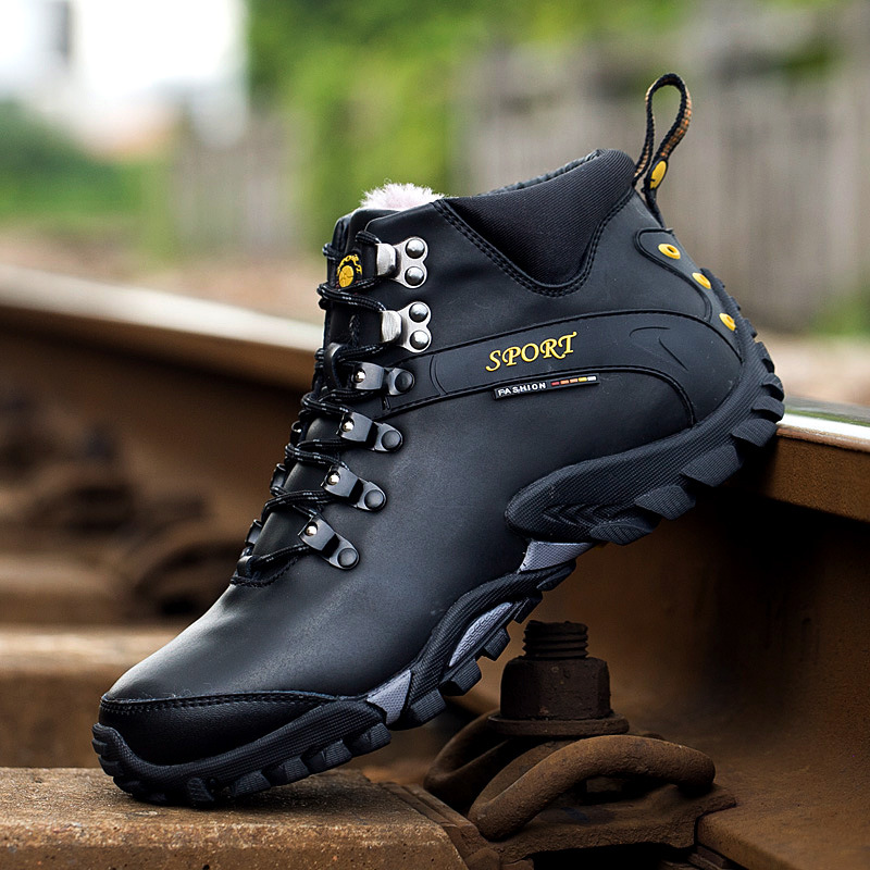 Winter Outdoor Casual Warm Shoes Men Ankle Snow Boots
