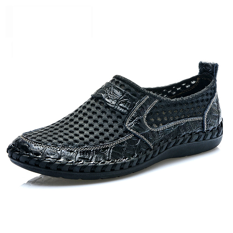 Plus Size Summer Men Slip on Mesh Casual Walking Shoes