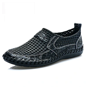 Plus Size Summer Men Slip on Mesh Casual Walking Shoes