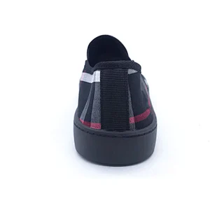 Factory Price Fashion Men Flat Injection Canvas Casual Shoes with Customized
