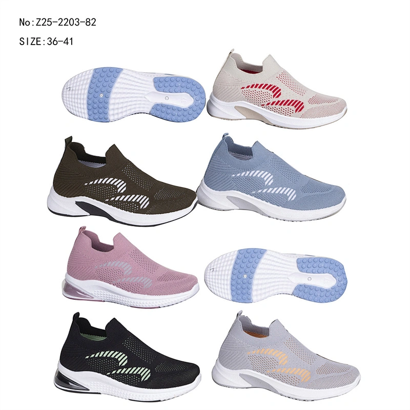 Custom Fashion Lady Slip on Walking Sneakers Women Sport Casual Shoes