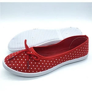 graceful lady canvas shoes made in China