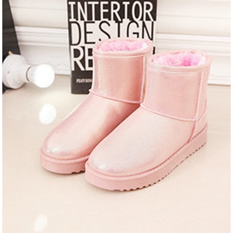 Women Winter Snow Boots Ladies Warm Fur Short Ankle Booties