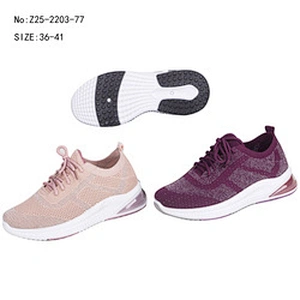 Custom ladies injection casual sports sneakers walking style shoes for women
