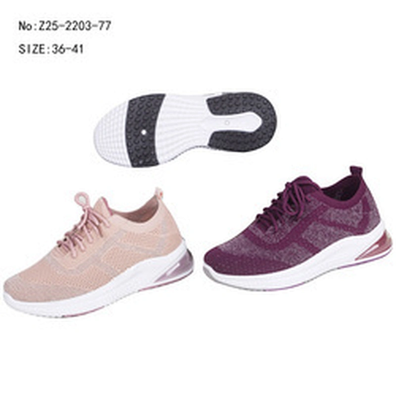 Custom ladies injection casual sports sneakers walking style shoes for women