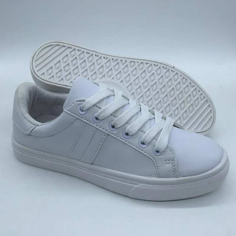 Customized Women Injection Shoes Flat Lace up Sneakers Casual Shoes