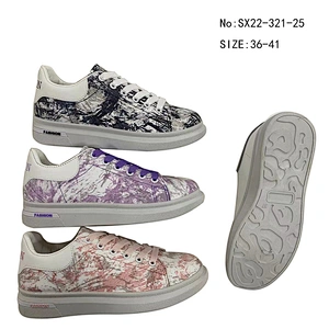 Custom Women Fashion Sneakers Low Top Board Shoes Casual Walking Style Shoes